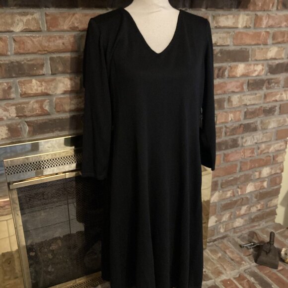 Worthington Black Knit Dress Size Large NWT - Picture 1 of 8